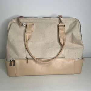 New BEIS Biege The Weekender Bag Travel Carry On Luggage
